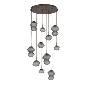 Hammerton Studio - CHB0089-11-FB-S-C01-L1 - LED Chandelier - Mesa - Flat Bronze