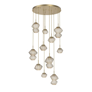 Hammerton Studio - CHB0089-11-GB-A-C01-L1 - LED Chandelier - Mesa - Gilded Brass