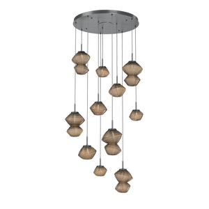 Hammerton Studio - CHB0089-11-GM-B-C01-L1 - LED Chandelier - Mesa - Gunmetal