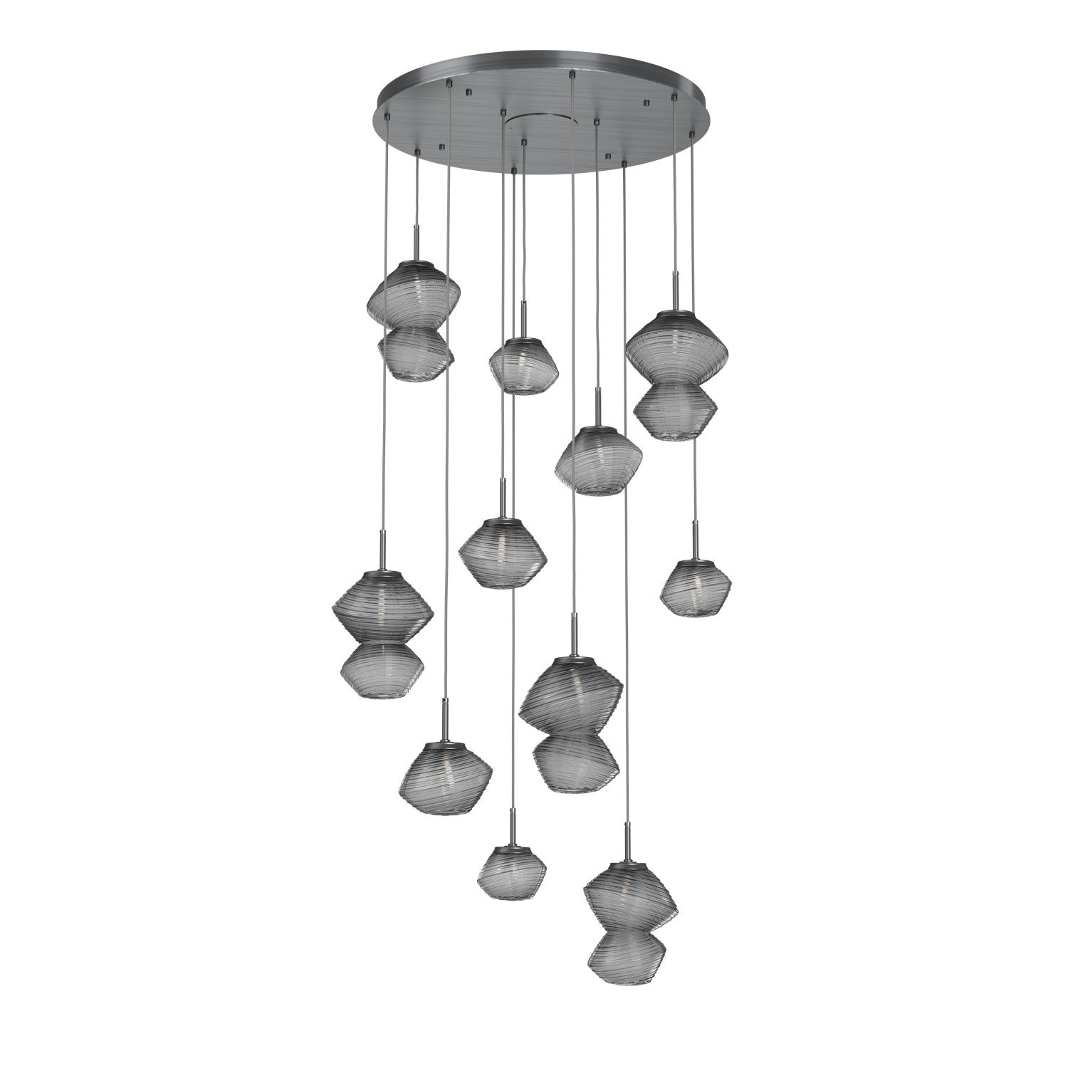 Hammerton Studio - CHB0089-11-GM-S-C01-L1 - LED Chandelier - Mesa - Gunmetal