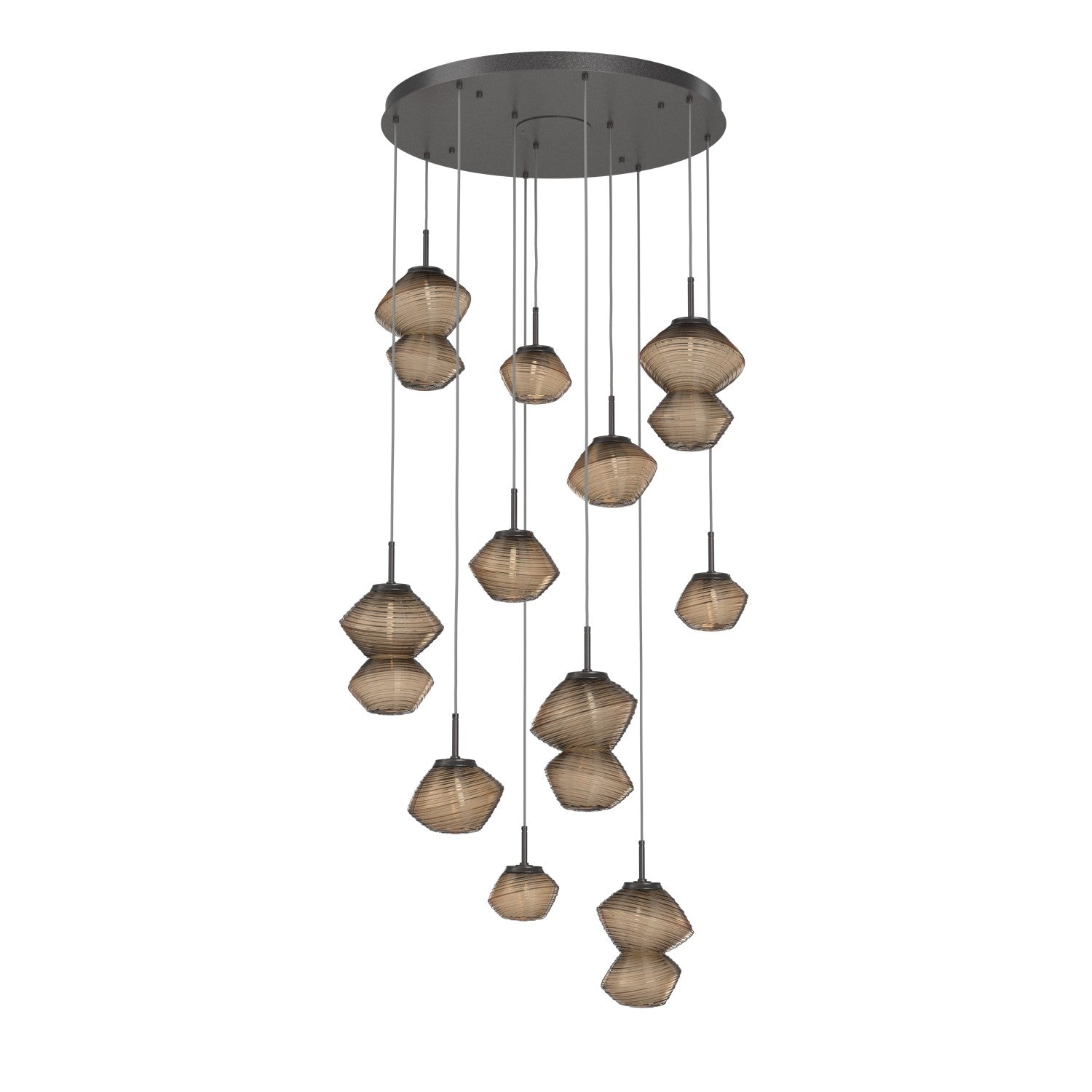 Hammerton Studio - CHB0089-11-GP-B-C01-L3 - LED Chandelier - Mesa - Graphite