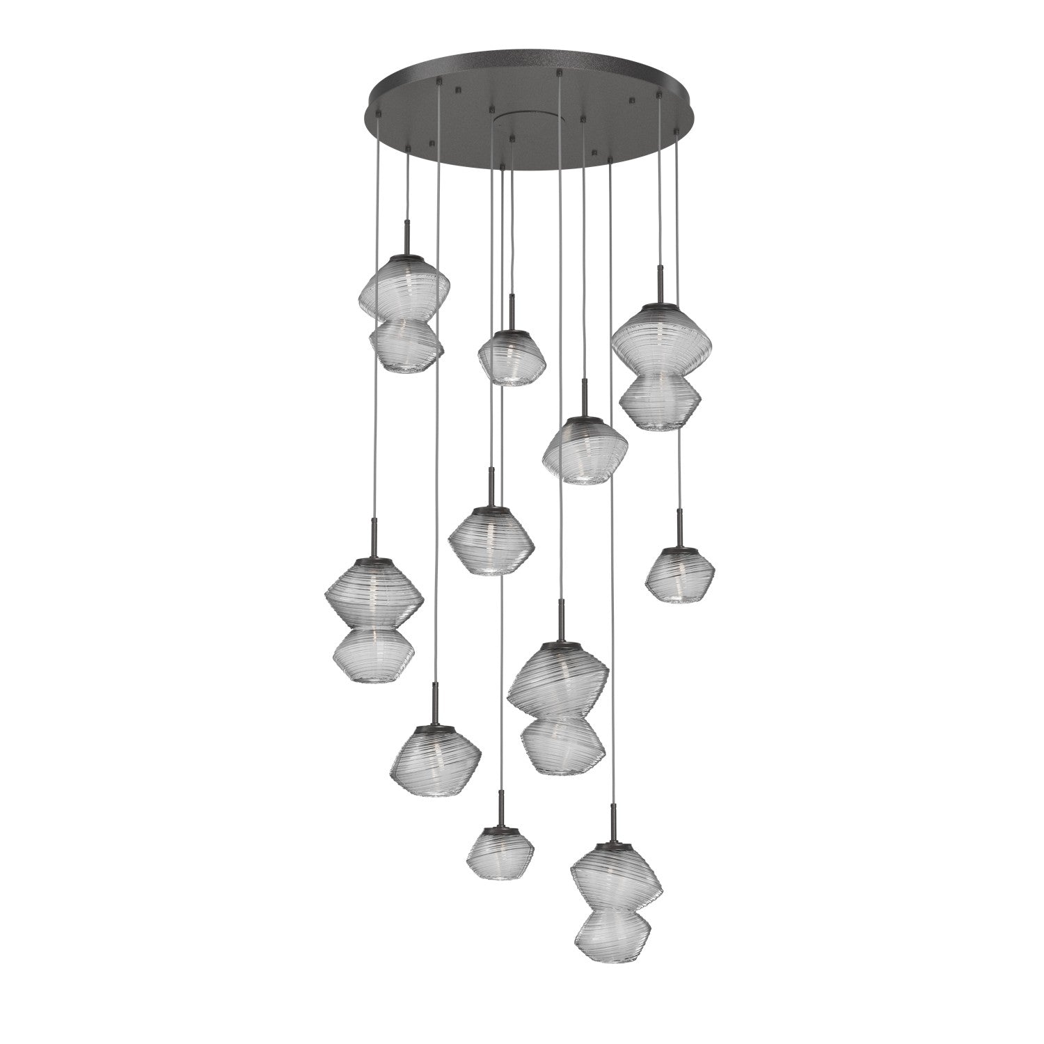 Hammerton Studio - CHB0089-11-GP-C-C01-L1 - LED Chandelier - Mesa - Graphite