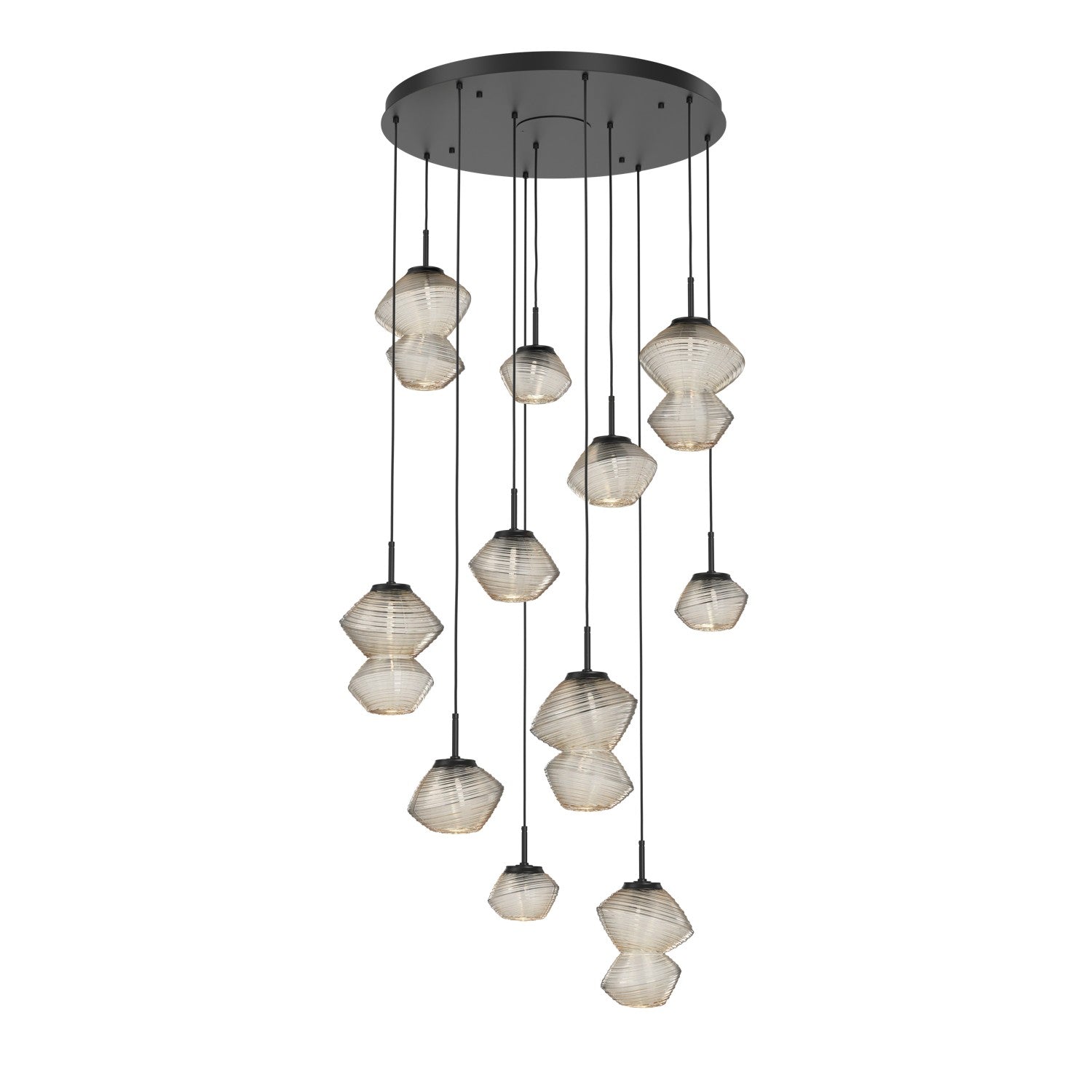 Hammerton Studio - CHB0089-11-MB-A-C01-L1 - LED Chandelier - Mesa - Matte Black