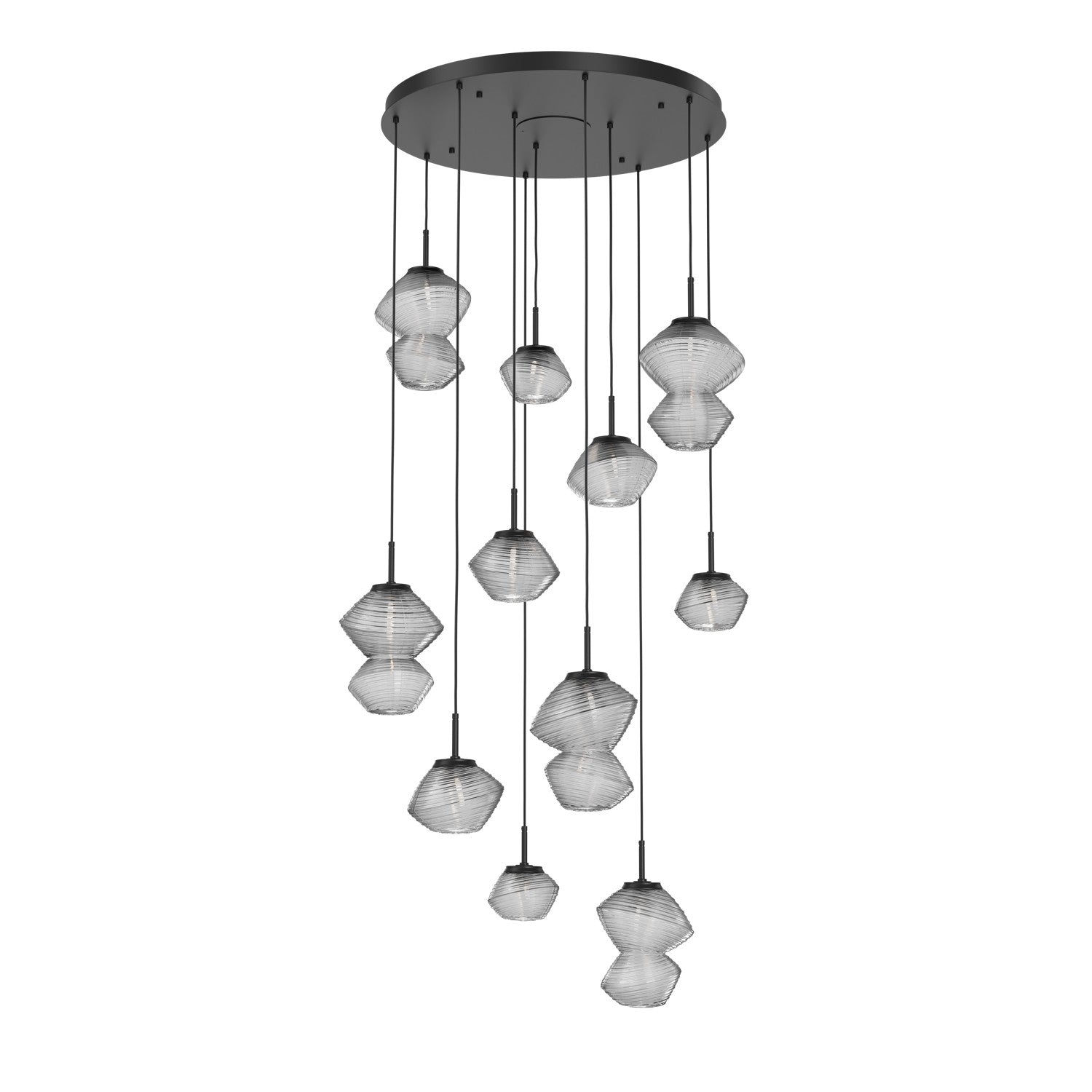 Hammerton Studio - CHB0089-11-MB-C-C01-L1 - LED Chandelier - Mesa - Matte Black