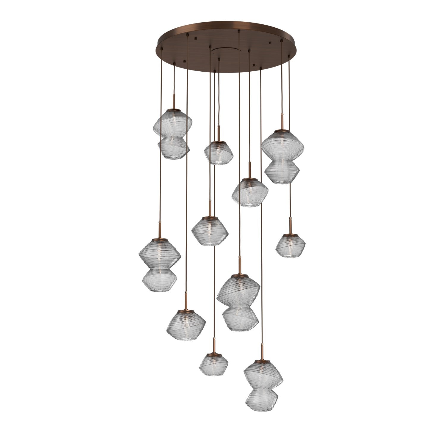 Hammerton Studio - CHB0089-11-RB-C-C01-L1 - LED Chandelier - Mesa - Oil Rubbed Bronze