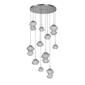 Hammerton Studio - CHB0089-11-SN-C-C01-L1 - LED Chandelier - Mesa - Satin Nickel