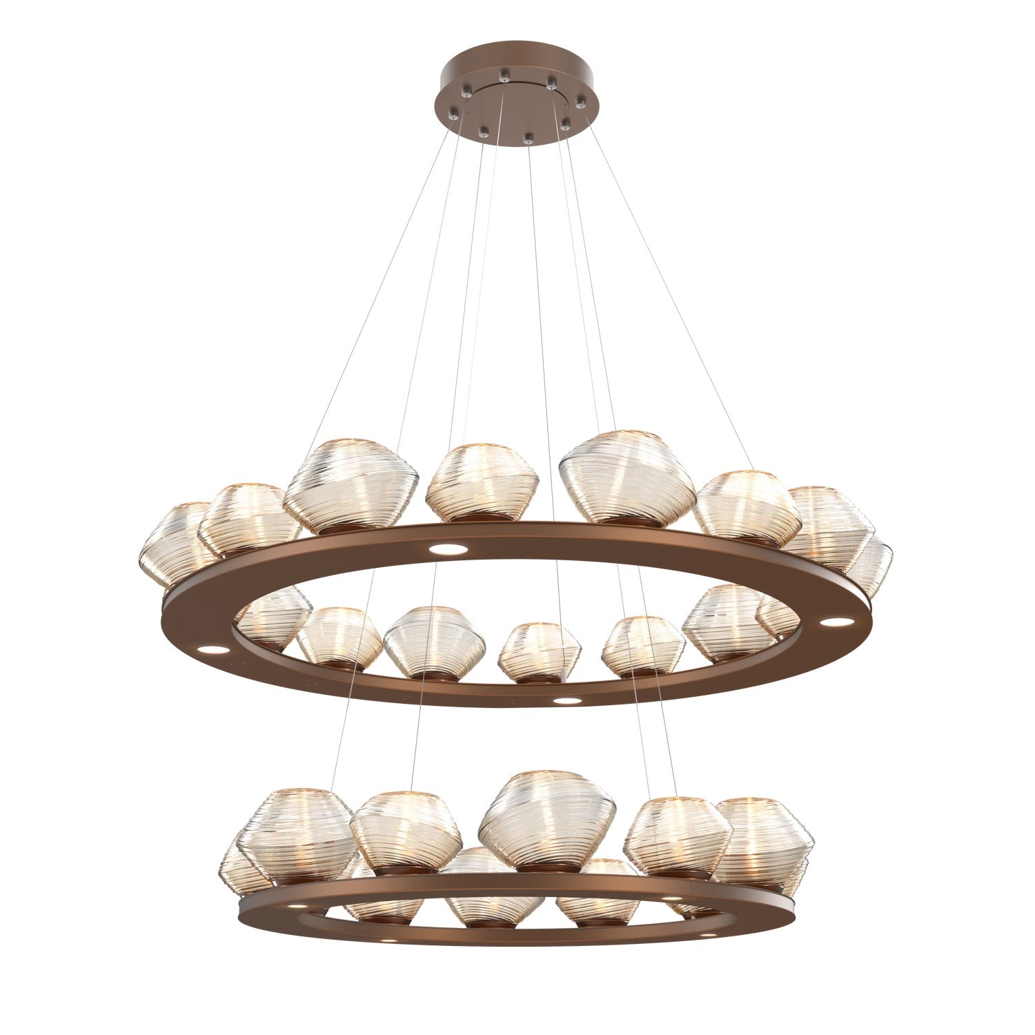 Hammerton Studio - CHB0089-2B-BB-A-CA1-L1 - LED Chandelier - Mesa - Burnished Bronze