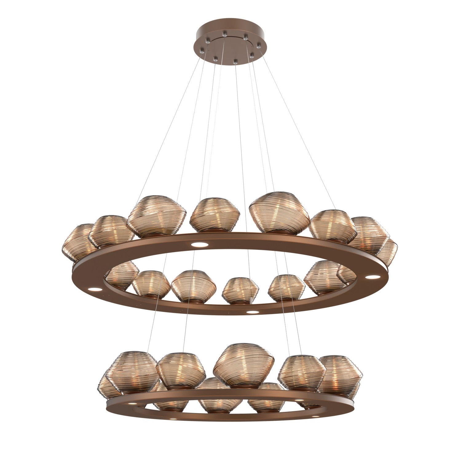 Hammerton Studio - CHB0089-2B-BB-B-CA1-L1 - LED Chandelier - Mesa - Burnished Bronze