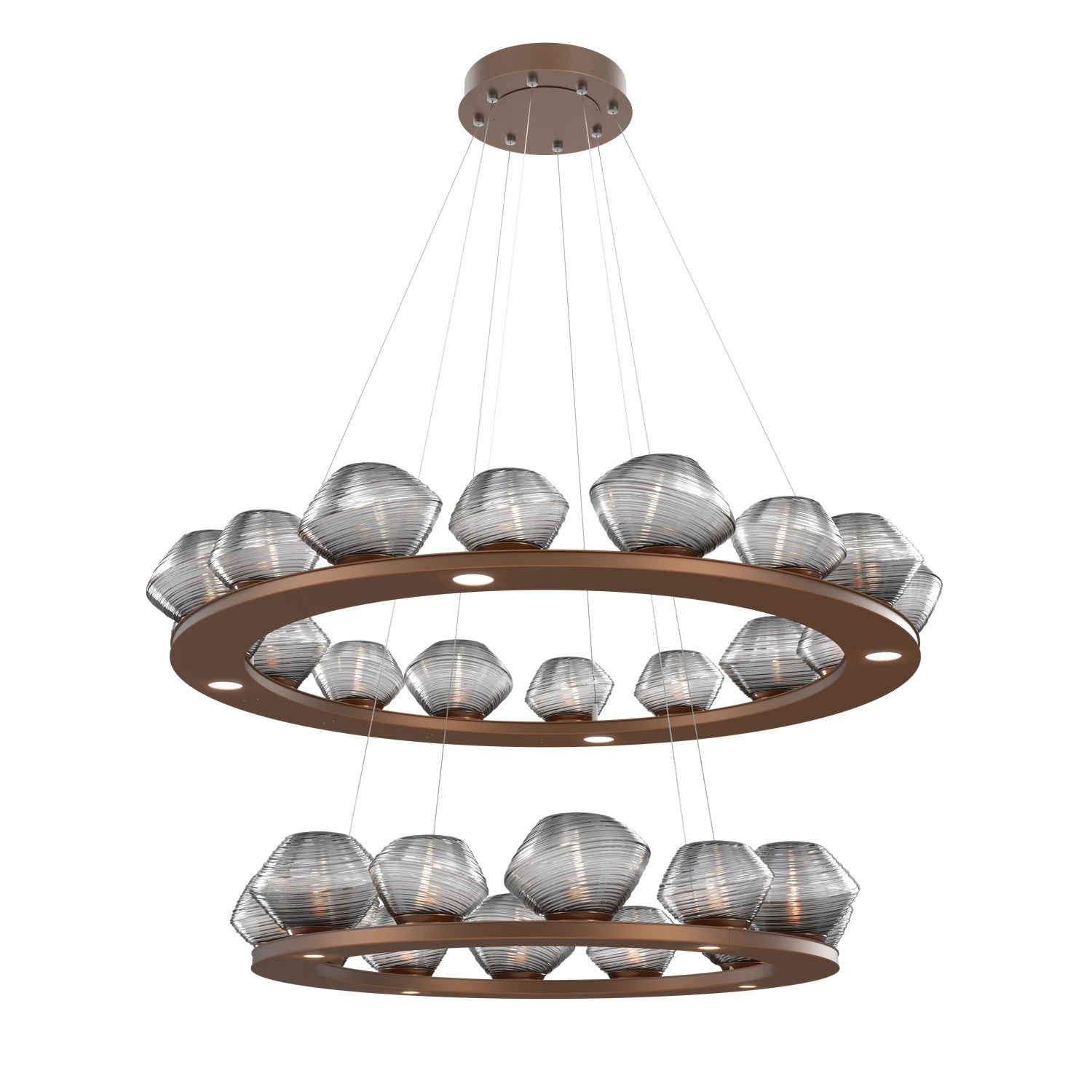 Hammerton Studio - CHB0089-2B-BB-S-CA1-L3 - LED Chandelier - Mesa - Burnished Bronze