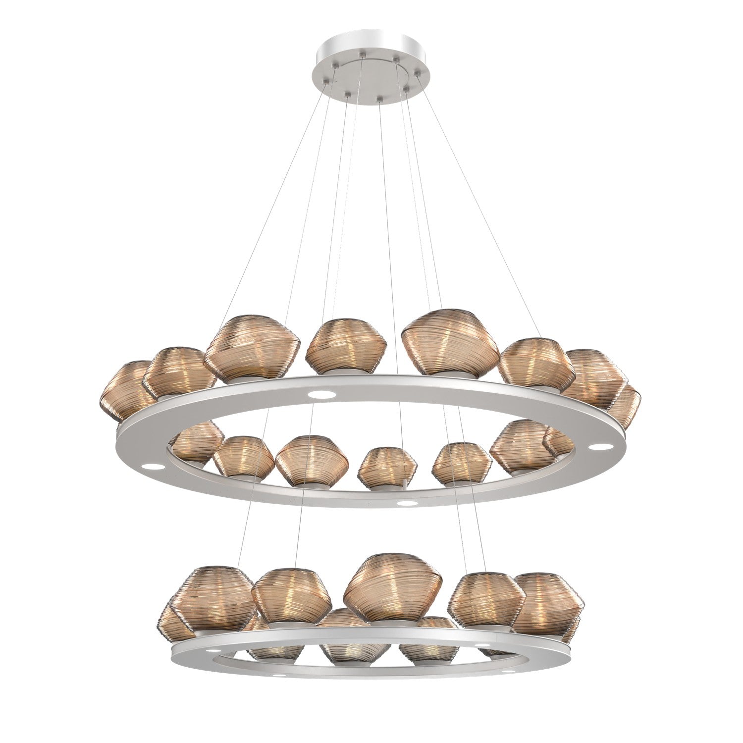 Hammerton Studio - CHB0089-2B-BS-B-CA1-L1 - LED Chandelier - Mesa - Beige Silver