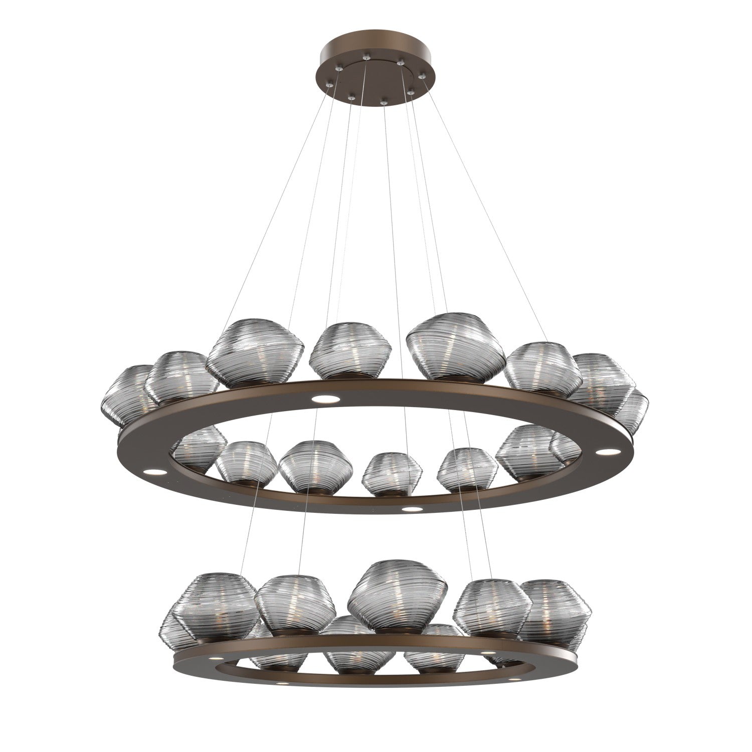 Hammerton Studio - CHB0089-2B-FB-S-CA1-L1 - LED Chandelier - Mesa - Flat Bronze