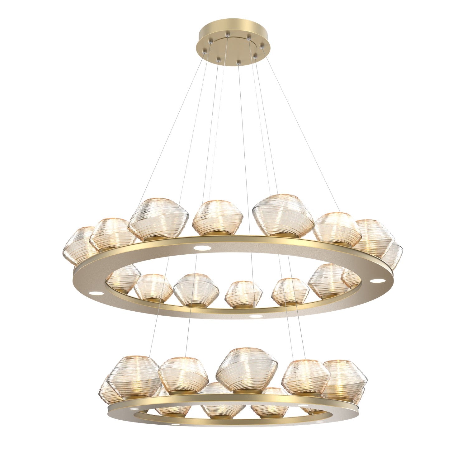 Hammerton Studio - CHB0089-2B-GB-A-CA1-L3 - LED Chandelier - Mesa - Gilded Brass