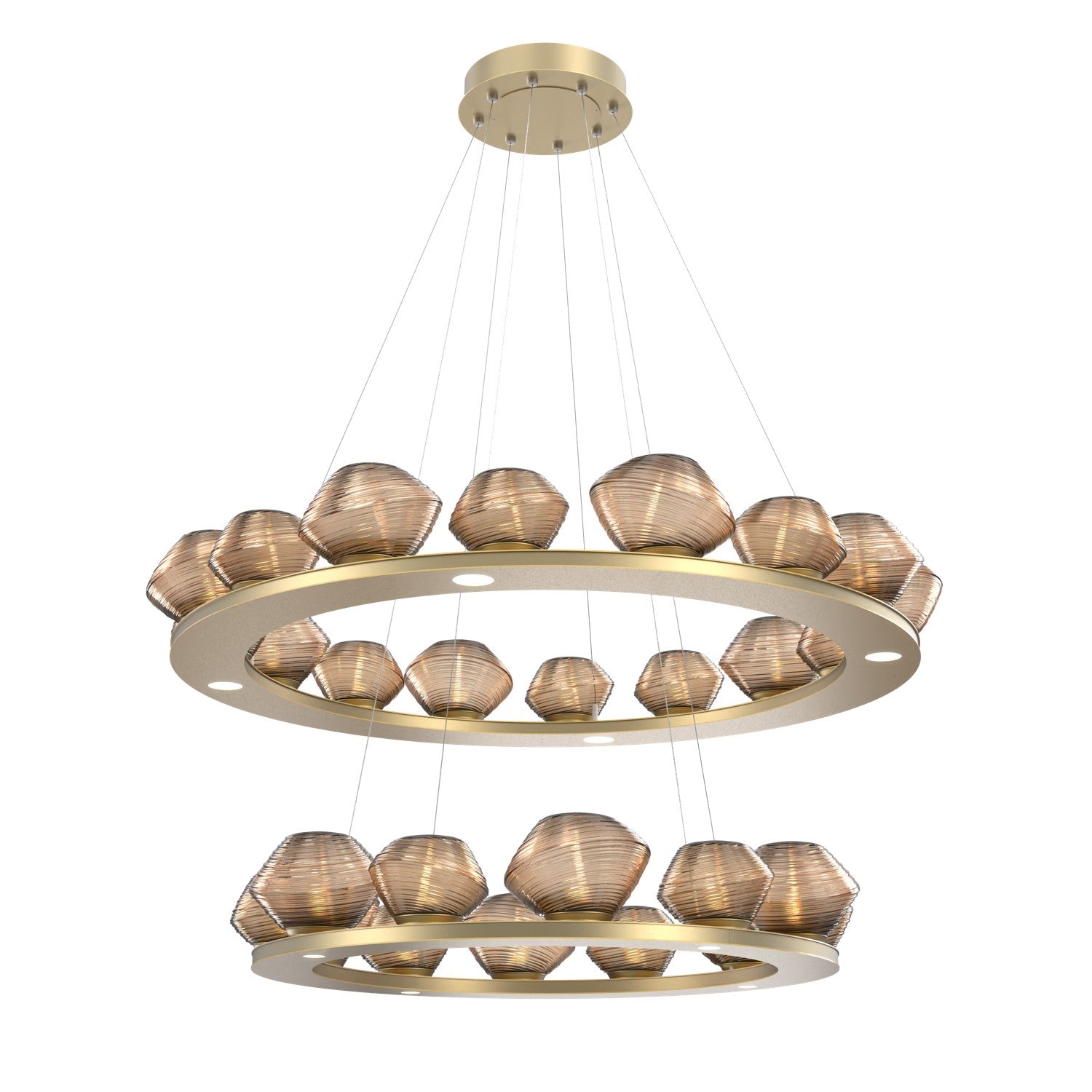 Hammerton Studio - CHB0089-2B-GB-B-CA1-L1 - LED Chandelier - Mesa - Gilded Brass