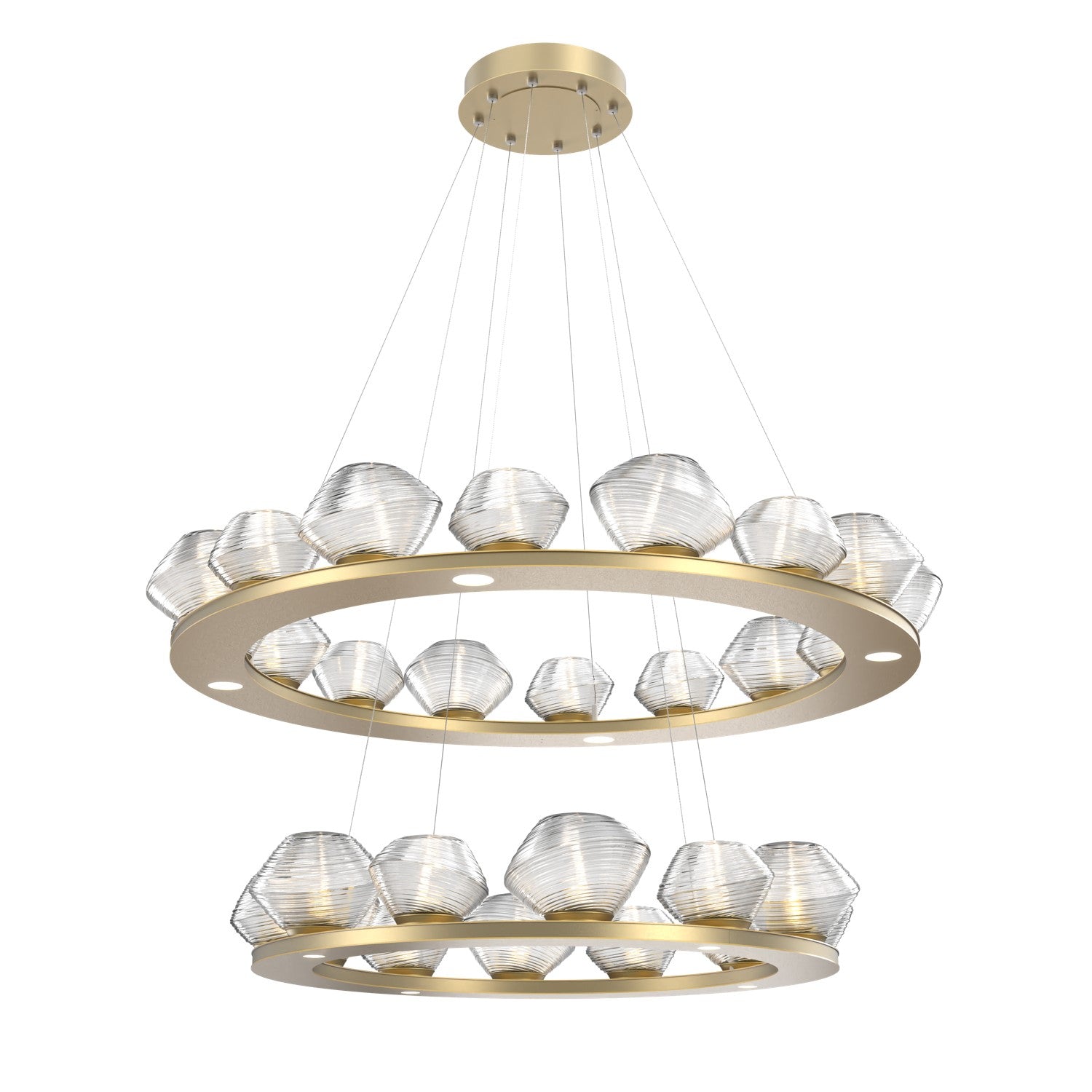 Hammerton Studio - CHB0089-2B-GB-C-CA1-L1 - LED Chandelier - Mesa - Gilded Brass