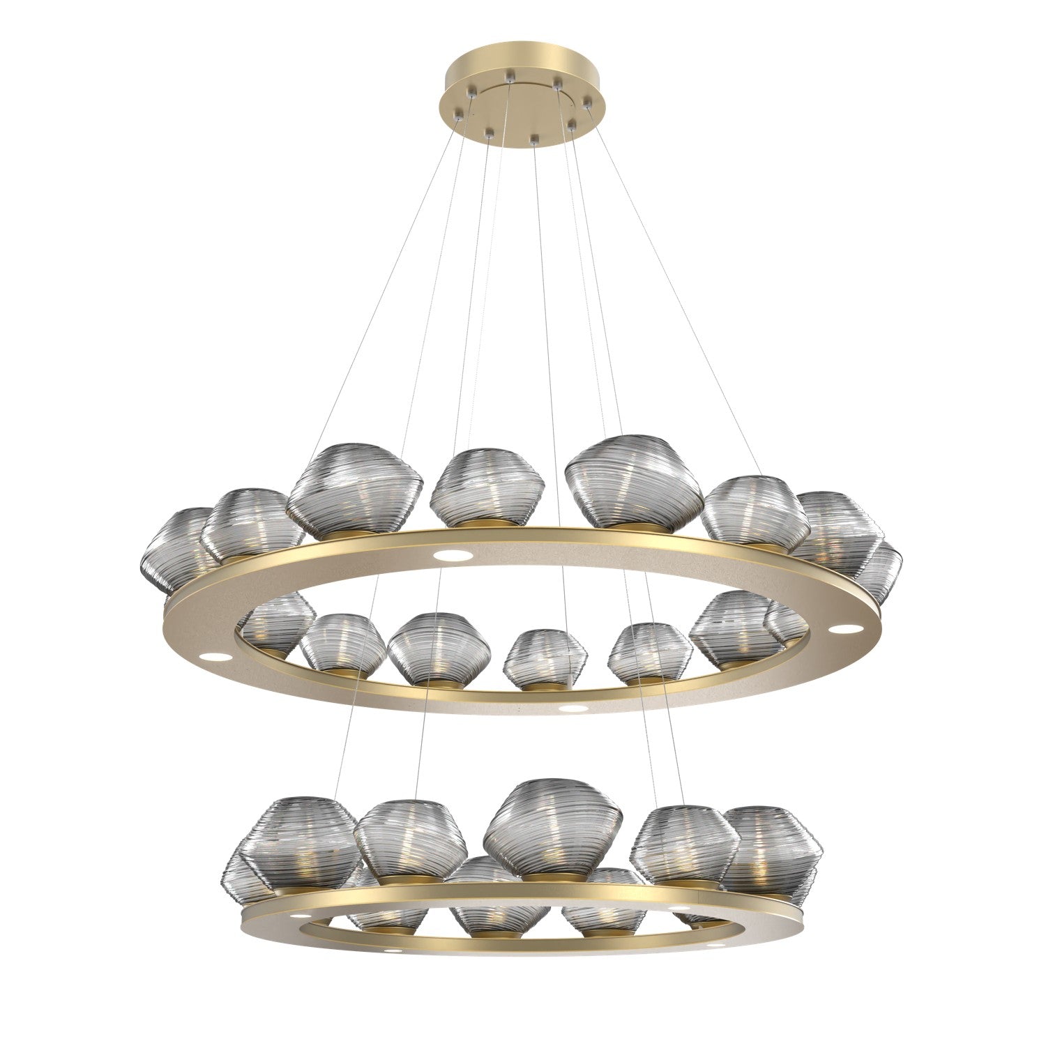 Hammerton Studio - CHB0089-2B-GB-S-CA1-L1 - LED Chandelier - Mesa - Gilded Brass