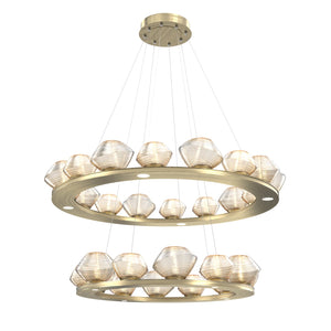 Hammerton Studio - CHB0089-2B-HB-A-CA1-L1 - LED Chandelier - Mesa - Heritage Brass