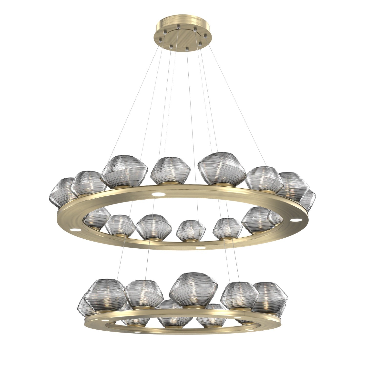 Hammerton Studio - CHB0089-2B-HB-S-CA1-L1 - LED Chandelier - Mesa - Heritage Brass