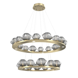 Hammerton Studio - CHB0089-2B-HB-S-CA1-L3 - LED Chandelier - Mesa - Heritage Brass