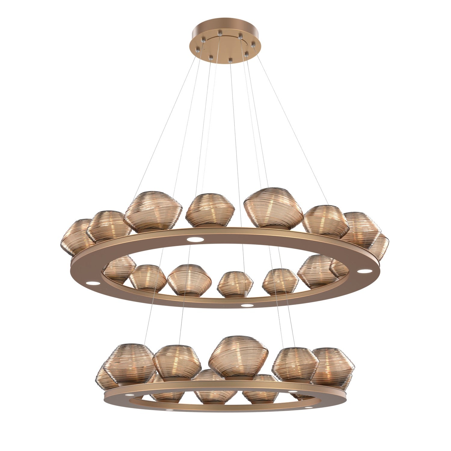 Hammerton Studio - CHB0089-2B-NB-B-CA1-L1 - LED Chandelier - Mesa - Novel Brass