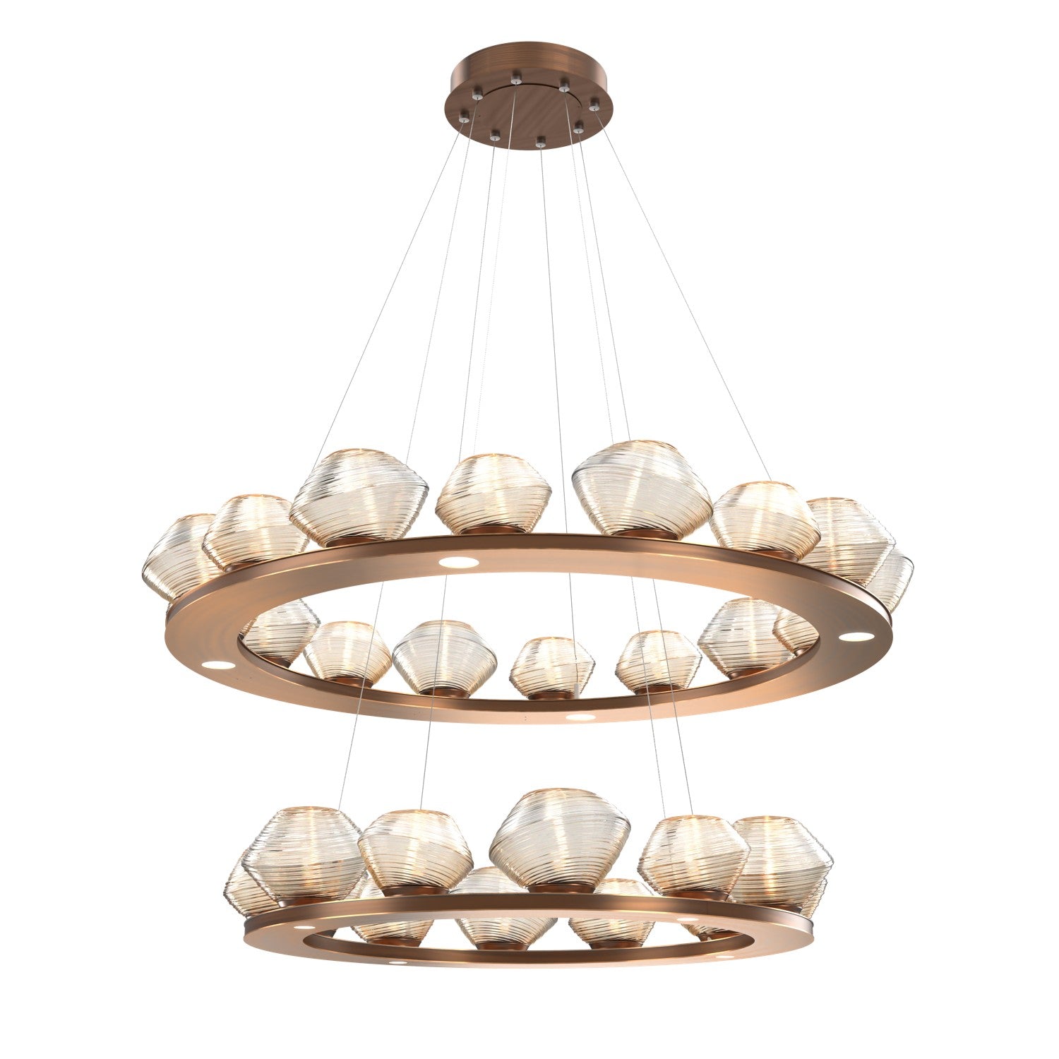 Hammerton Studio - CHB0089-2B-RB-A-CA1-L1 - LED Chandelier - Mesa - Oil Rubbed Bronze