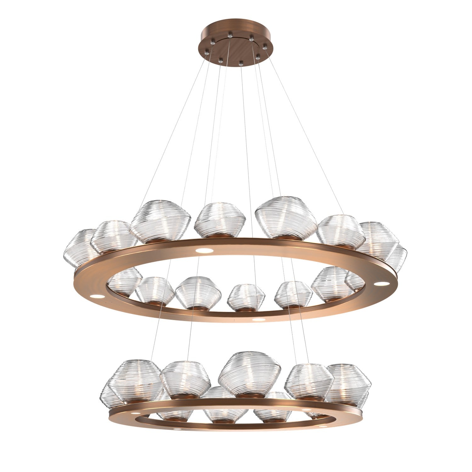 Hammerton Studio - CHB0089-2B-RB-C-CA1-L1 - LED Chandelier - Mesa - Oil Rubbed Bronze