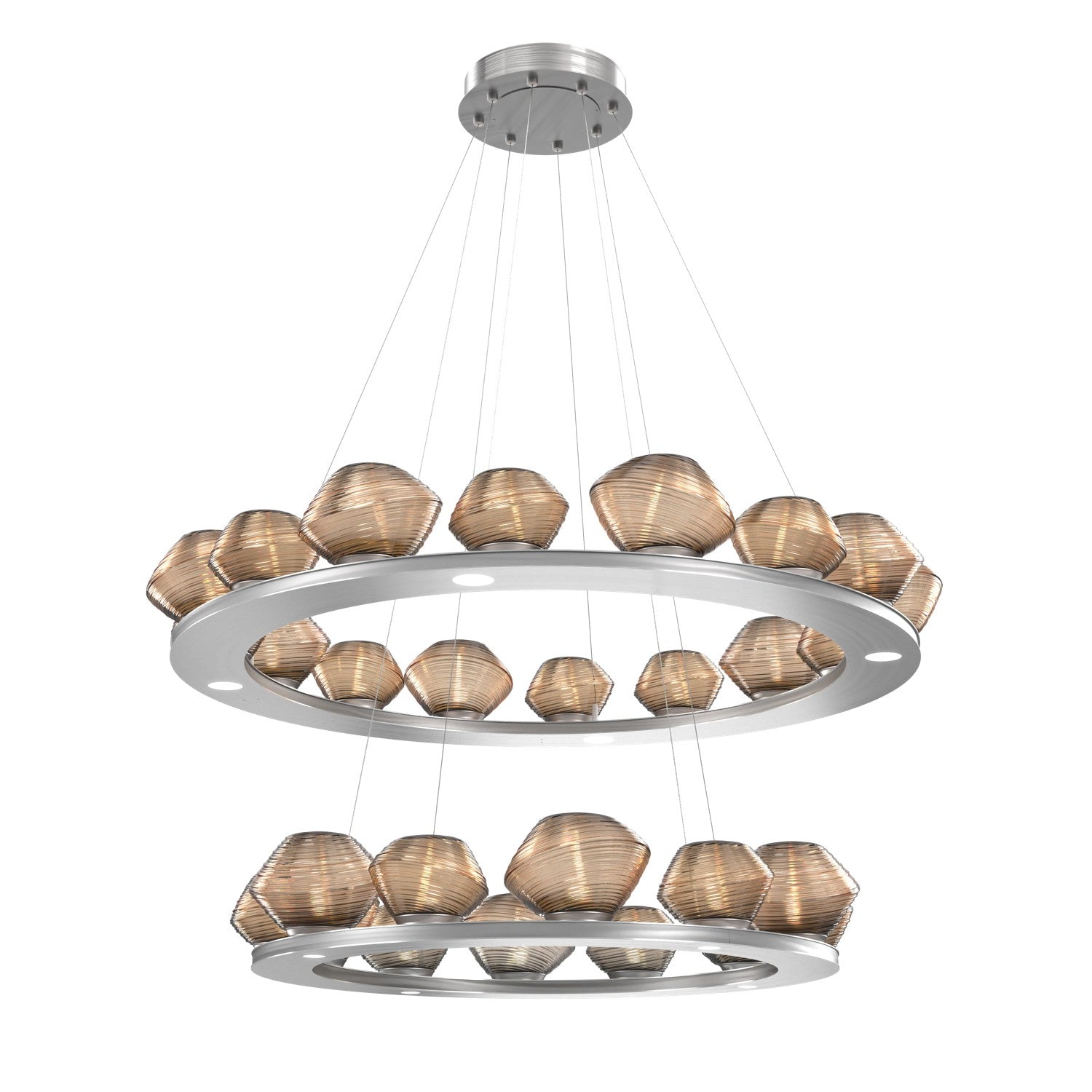 Hammerton Studio - CHB0089-2B-SN-B-CA1-L3 - LED Chandelier - Mesa - Satin Nickel