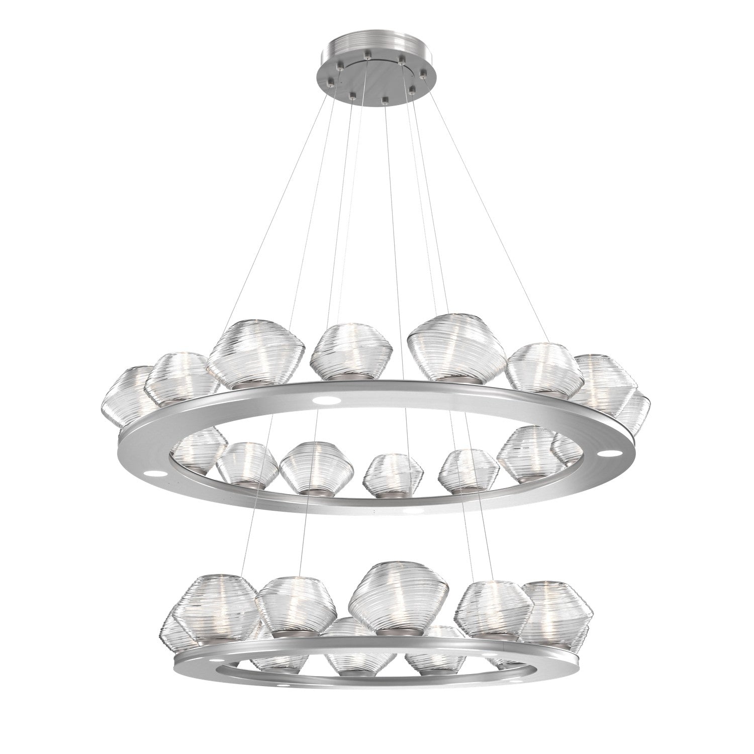 Hammerton Studio - CHB0089-2B-SN-C-CA1-L3 - LED Chandelier - Mesa - Satin Nickel