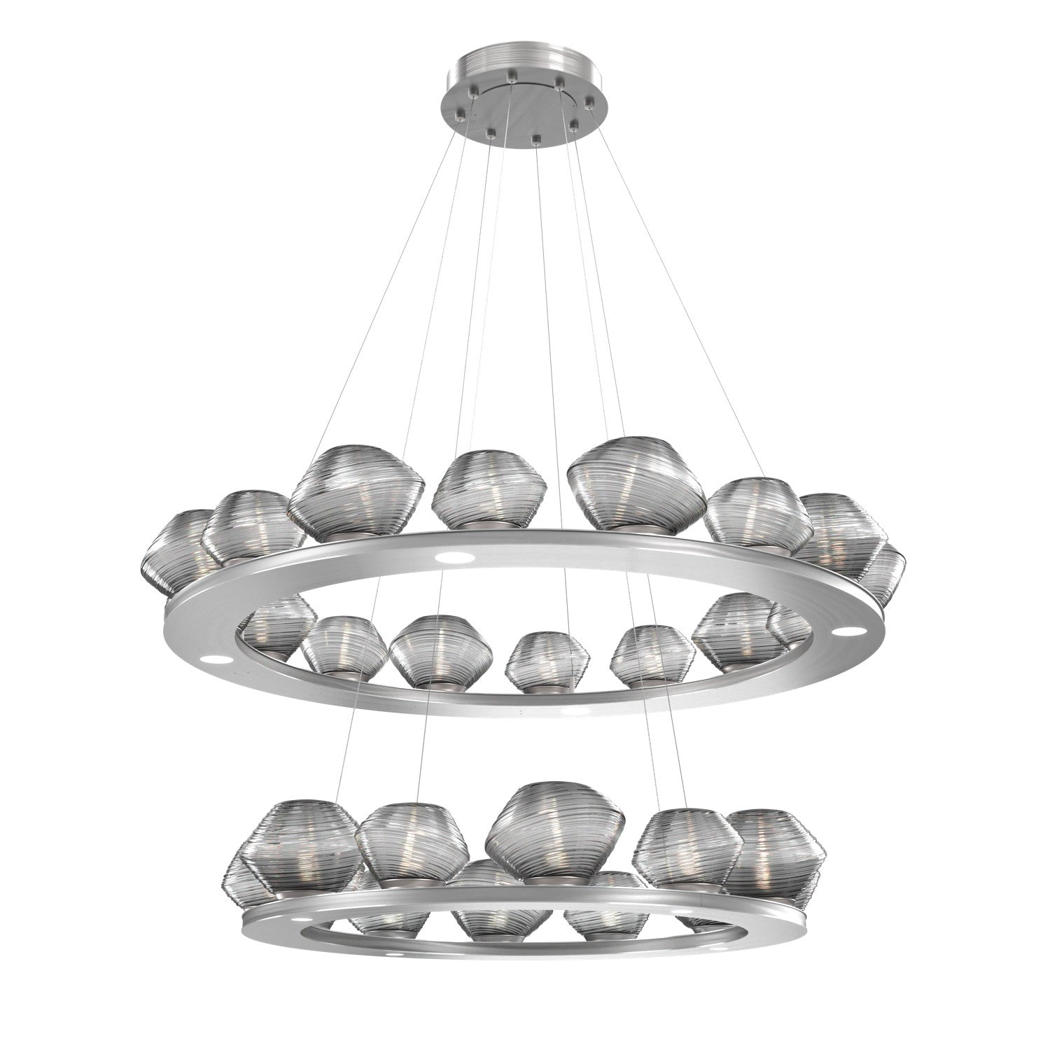 Hammerton Studio - CHB0089-2B-SN-S-CA1-L1 - LED Chandelier - Mesa - Satin Nickel