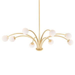 Troy Lighting - F2654-VGL - Eight Light Chandelier - Orinda - Vintage Gold Leaf