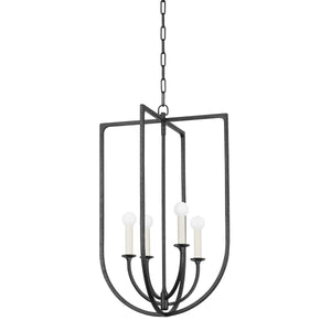 Troy Lighting - F3218-BI - Four Light Lantern - Kael - Black Iron