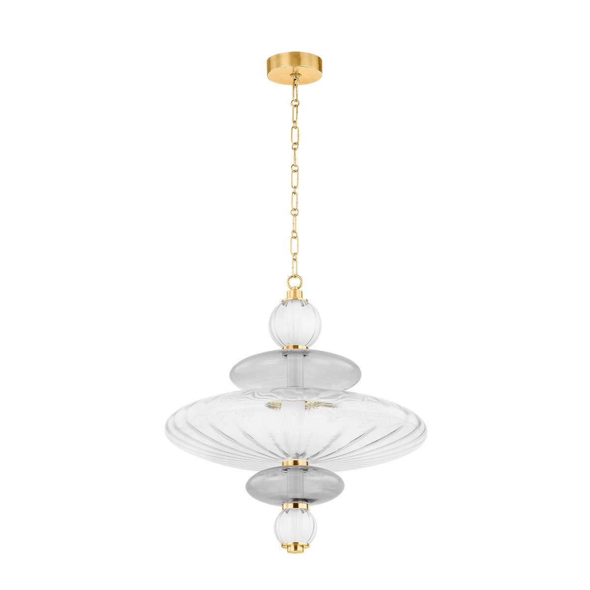 Hudson Valley - 2625-AGB - LED Pendant - Williams - Aged Brass