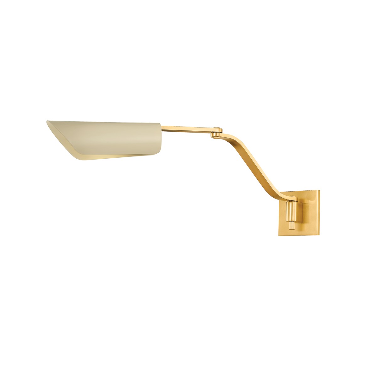 Hudson Valley - 6810-AGB/SSD - One Light Wall Sconce - Douglaston - Aged Brass/ Soft Sand