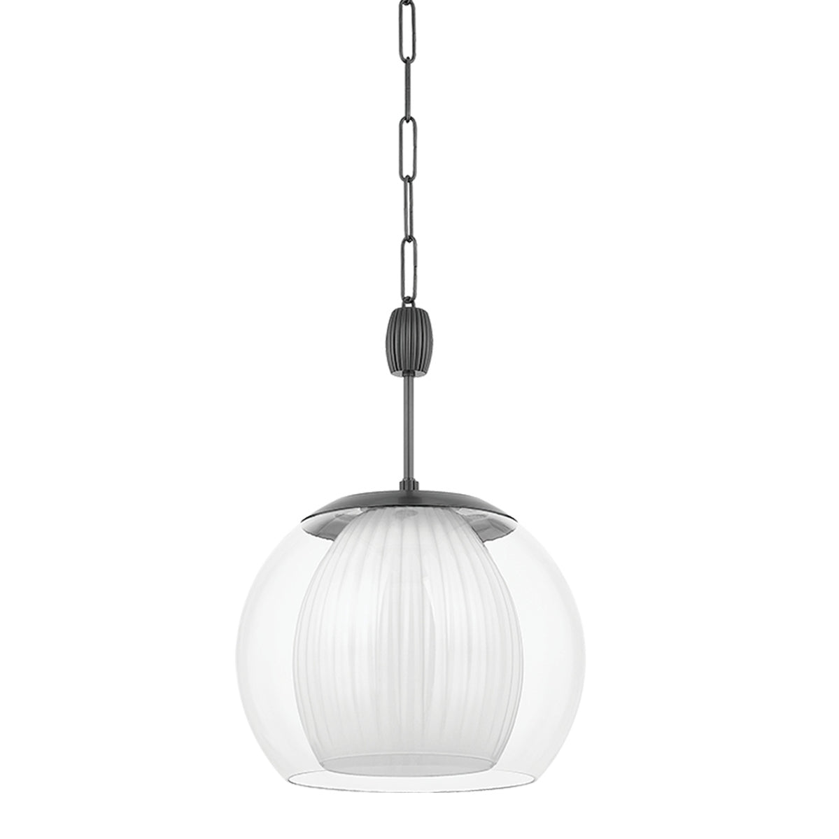 Hudson Valley - 7317-DB - One Light Pendant - Clementon - Distressed Bronze