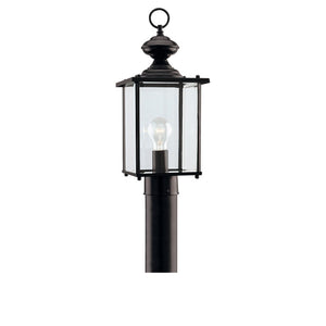 Generation Lighting. - 8257-12 - One Light Outdoor Post Lantern - Jamestowne - Black