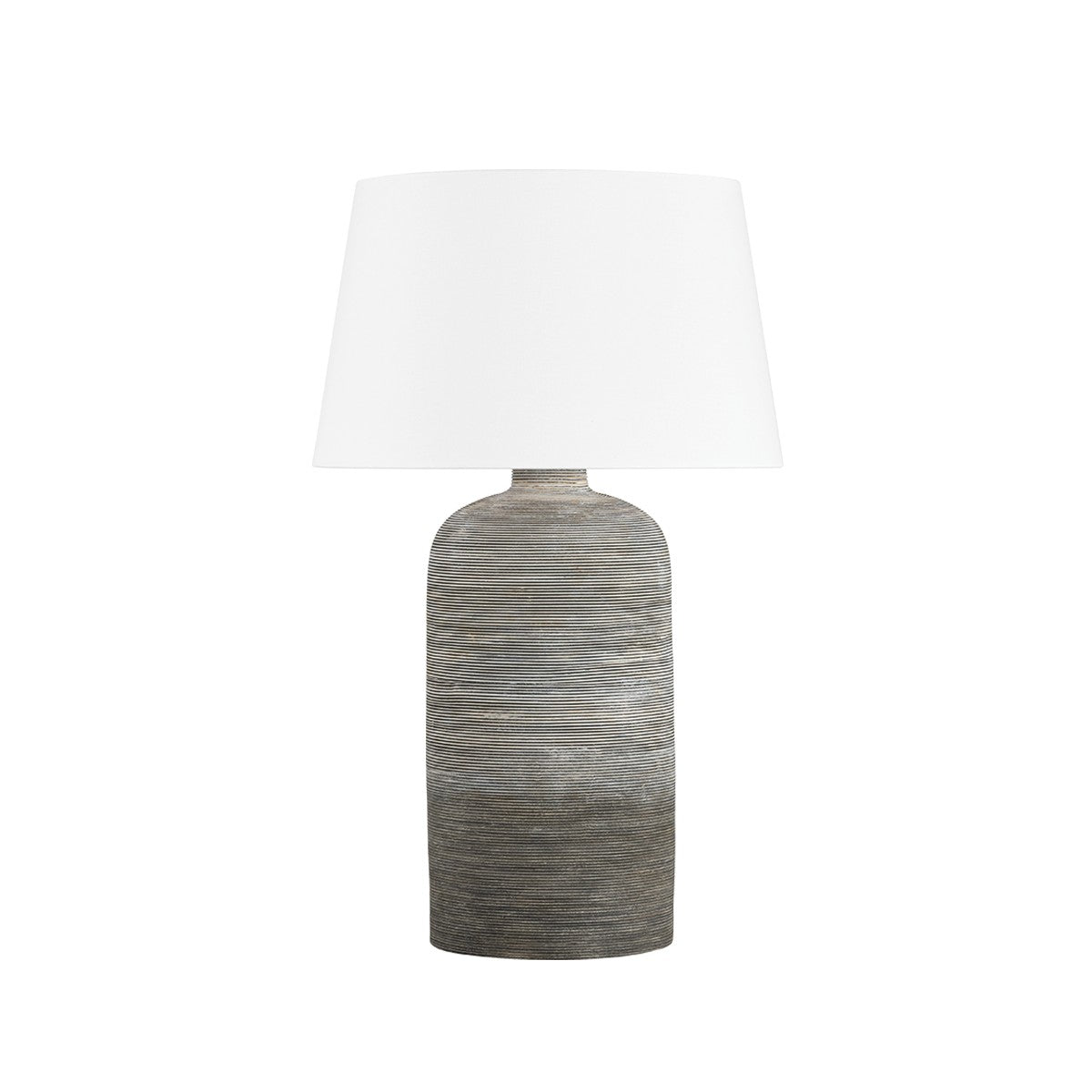 Hudson Valley - L5631-AGB/CCS - One Light Table Lamp - Sutton Manor - Aged Brass/Ceramic Cream Shadow