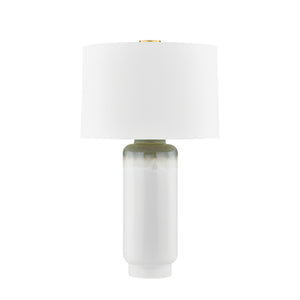 Hudson Valley - L5933-AGB/C03 - One Light Table Lamp - Stafford - Aged Brass/Ceramic Meadow Ombre