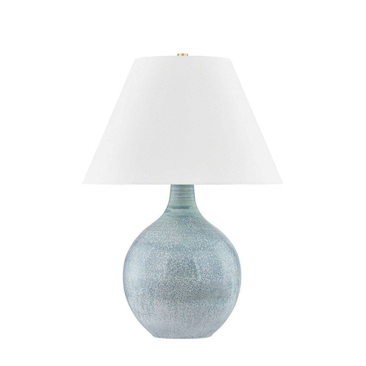 Hudson Valley - L6227-AGB/C04 - One Light Table Lamp - Kearny - Aged Brass/Ceramic Reactive Seaglass