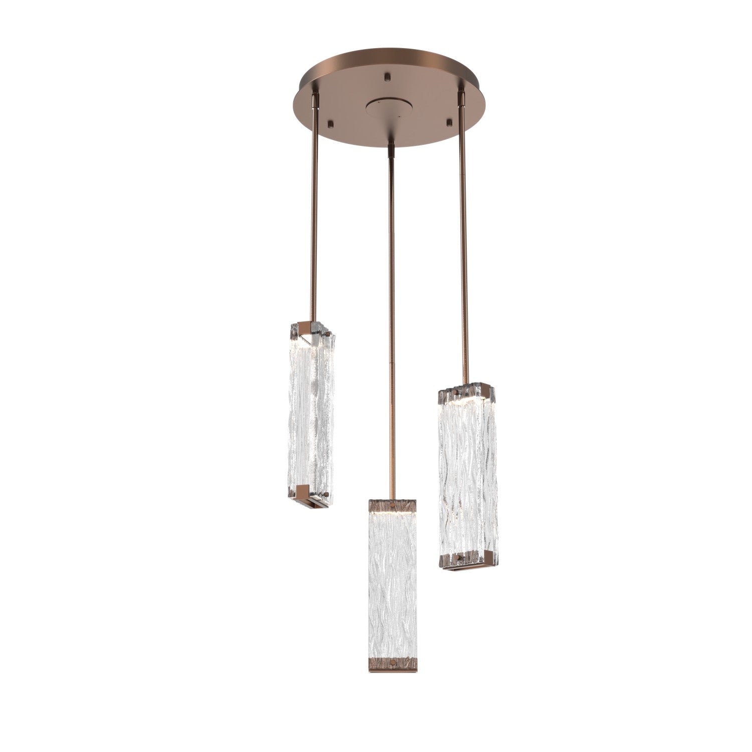 Hammerton Studio - CHB0090-03-BB-TT-001-L1 - LED Pendant - Tabulo - Burnished Bronze