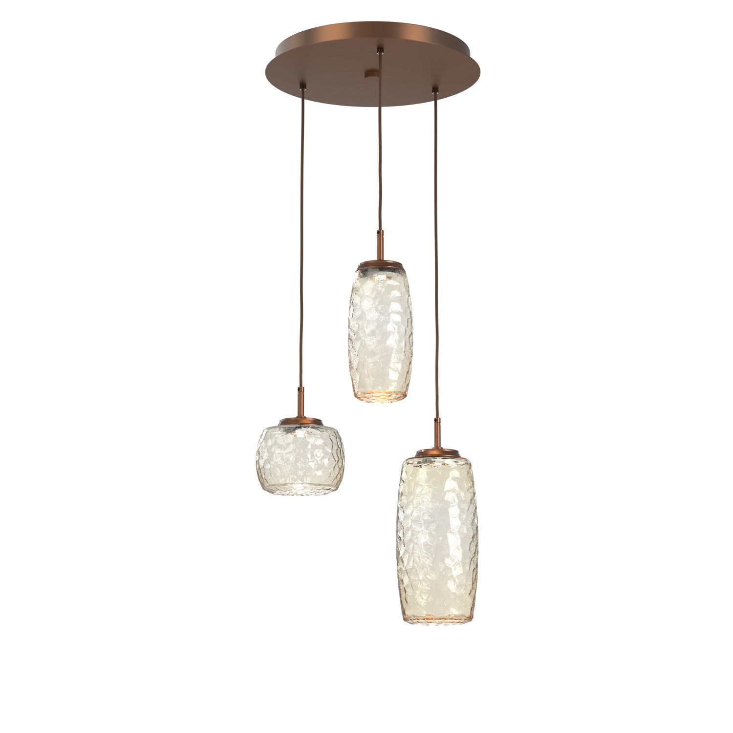 Hammerton Studio - CHB0091-03-BB-A-C01-L1 - LED Pendant - Vessel - Burnished Bronze