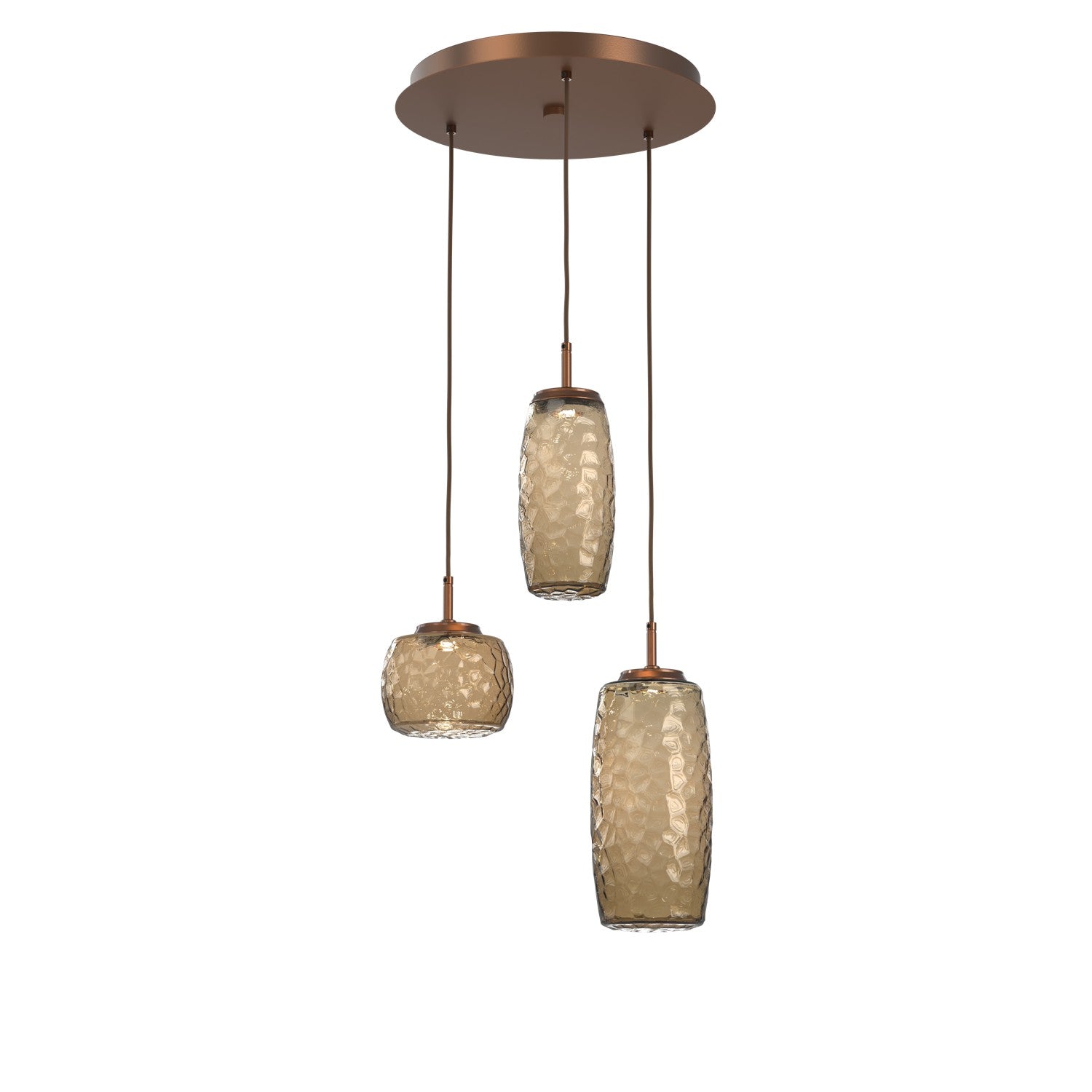 Hammerton Studio - CHB0091-03-BB-B-C01-L1 - LED Pendant - Vessel - Burnished Bronze