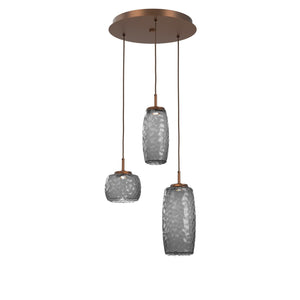 Hammerton Studio - CHB0091-03-BB-S-C01-L3 - LED Pendant - Vessel - Burnished Bronze