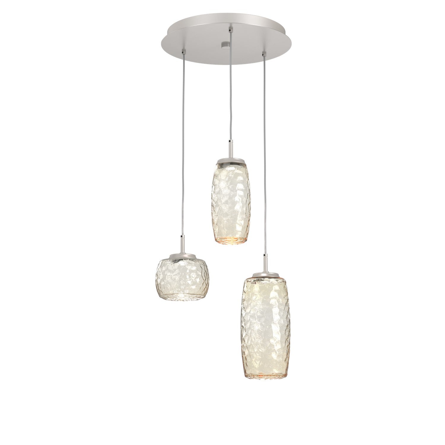 Hammerton Studio - CHB0091-03-BS-A-C01-L1 - LED Pendant - Vessel - Beige Silver