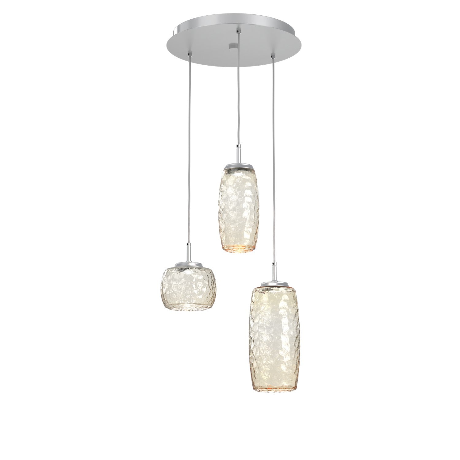 Hammerton Studio - CHB0091-03-CS-A-C01-L1 - LED Pendant - Vessel - Classic Silver