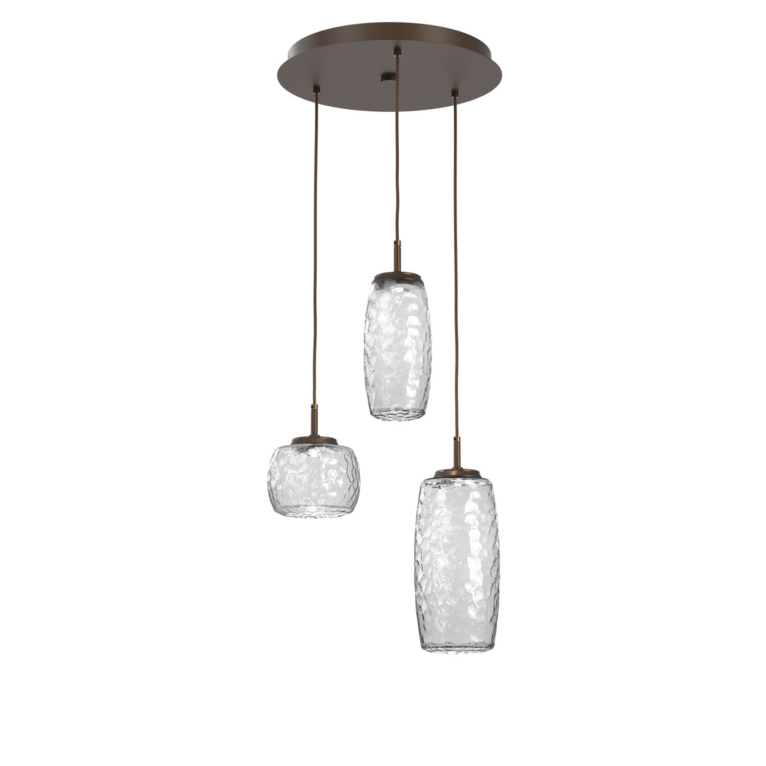 Hammerton Studio - CHB0091-03-FB-C-C01-L1 - LED Pendant - Vessel - Flat Bronze