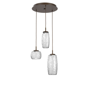 Hammerton Studio - CHB0091-03-FB-C-C01-L1 - LED Pendant - Vessel - Flat Bronze