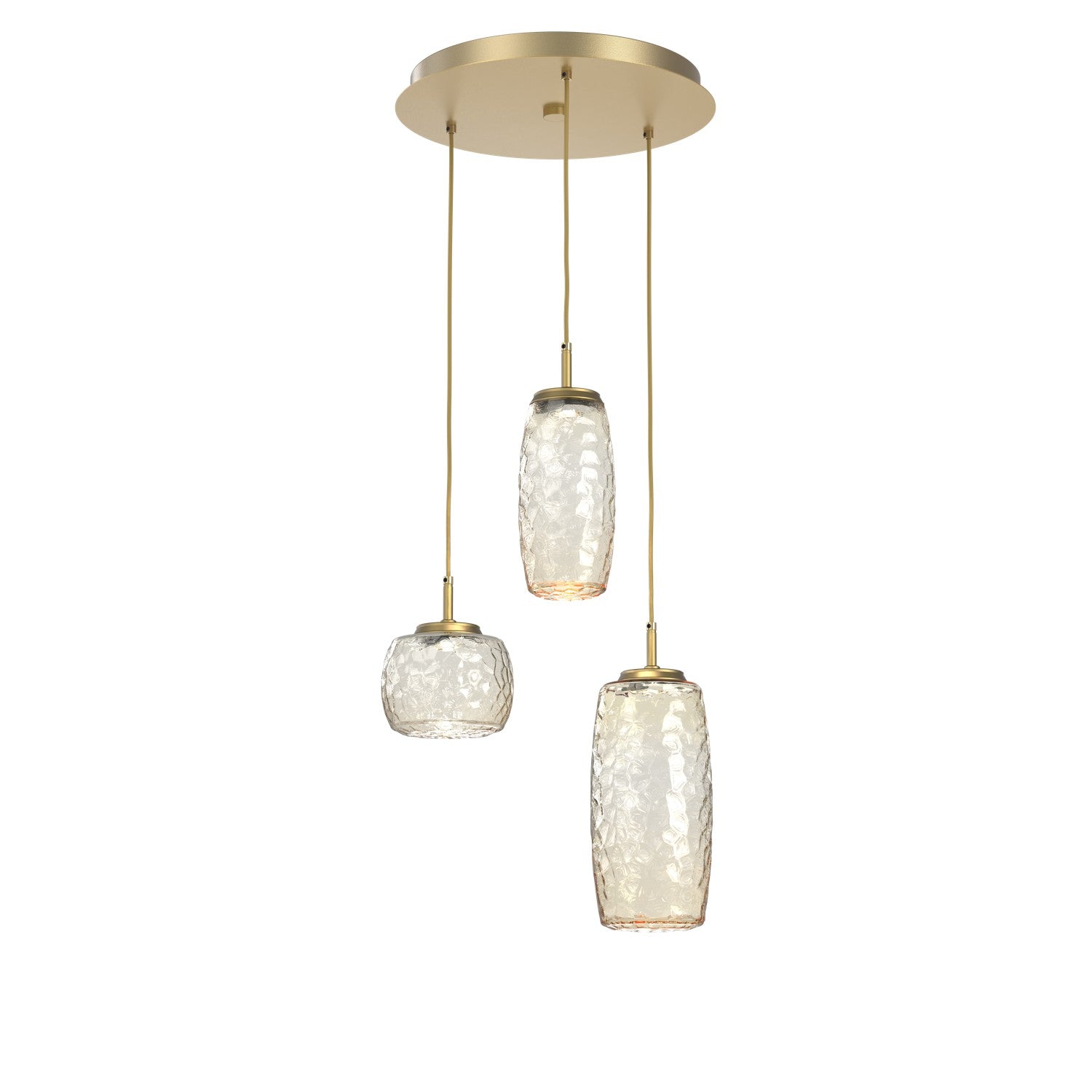 Hammerton Studio - CHB0091-03-GB-A-C01-L1 - LED Pendant - Vessel - Gilded Brass