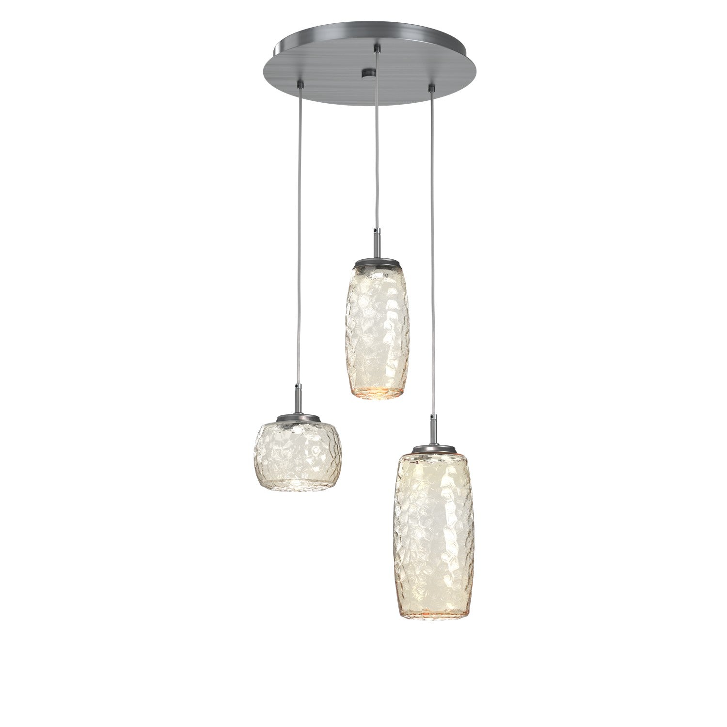 Hammerton Studio - CHB0091-03-GM-A-C01-L1 - LED Pendant - Vessel - Gunmetal