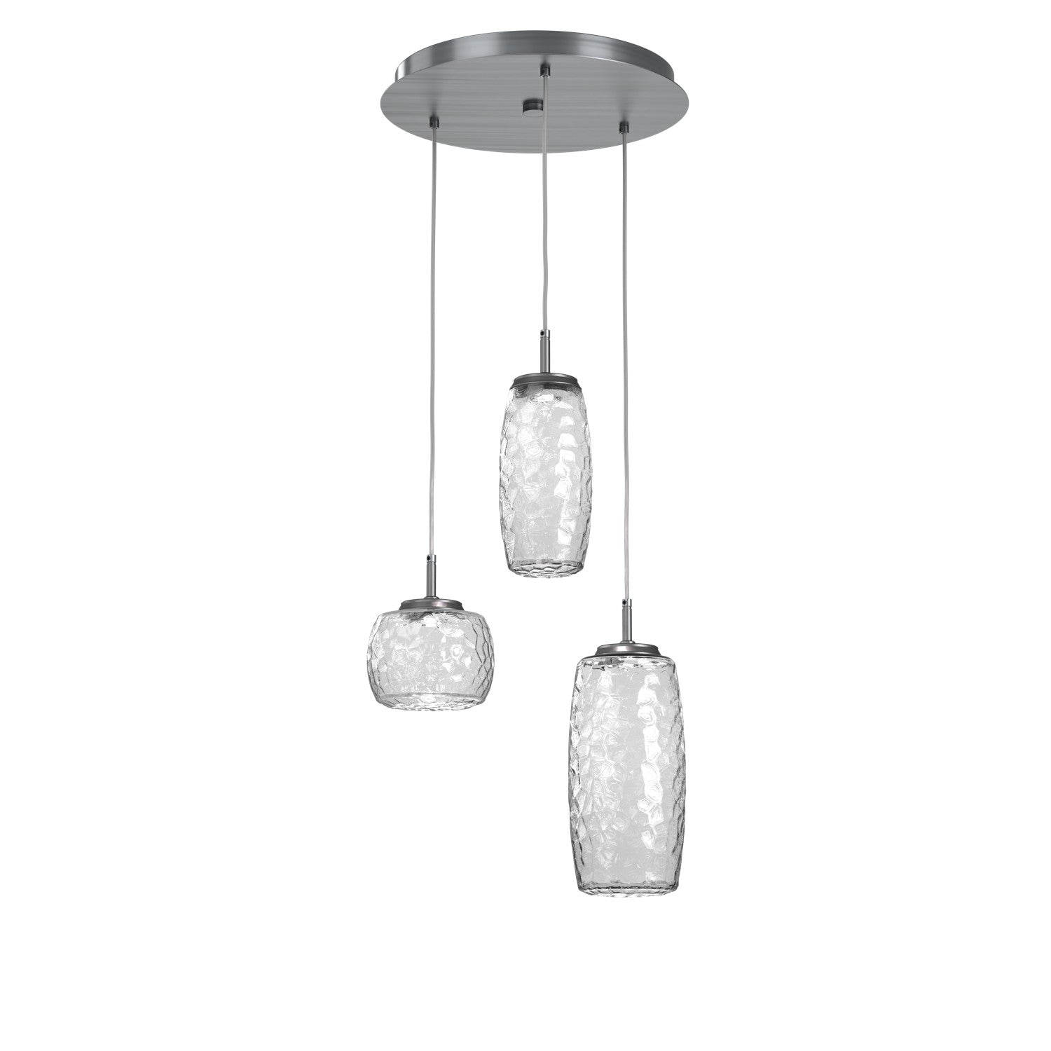 Hammerton Studio - CHB0091-03-GM-C-C01-L1 - LED Pendant - Vessel - Gunmetal