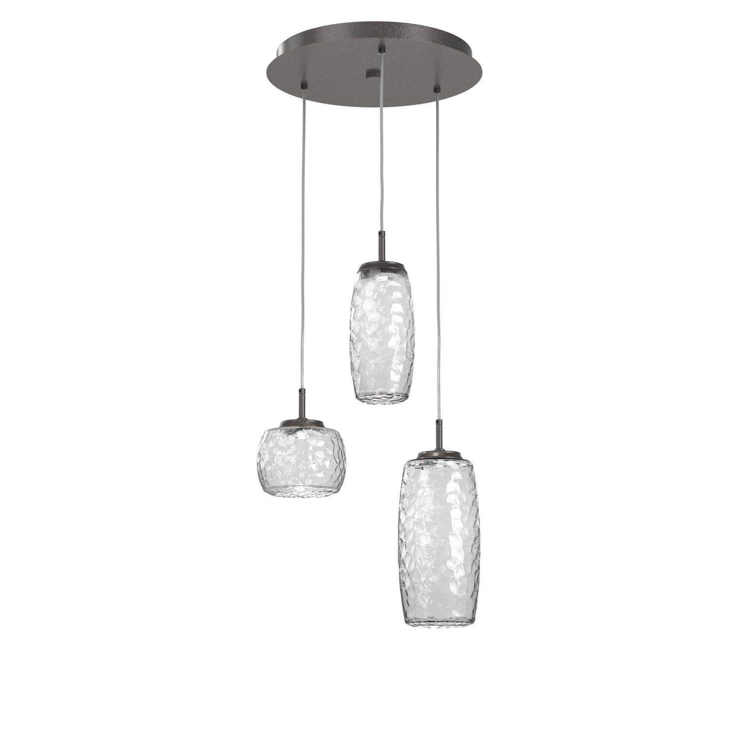 Hammerton Studio - CHB0091-03-GP-C-C01-L1 - LED Pendant - Vessel - Graphite