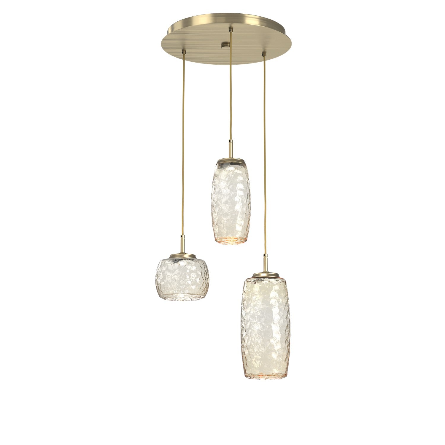 Hammerton Studio - CHB0091-03-HB-A-C01-L1 - LED Pendant - Vessel - Heritage Brass